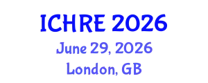 International Conference on Human Reproduction and Embryology (ICHRE) June 29, 2026 - London, United Kingdom