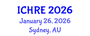 International Conference on Human Reproduction and Embryology (ICHRE) January 26, 2026 - Sydney, Australia
