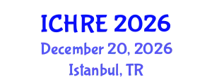 International Conference on Human Reproduction and Embryology (ICHRE) December 20, 2026 - Istanbul, Turkey