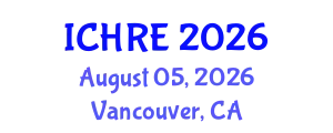International Conference on Human Reproduction and Embryology (ICHRE) August 05, 2026 - Vancouver, Canada