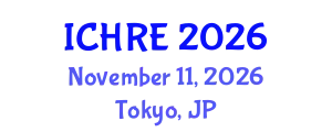 International Conference on Human Reproduction and Embryology (ICHRE) November 11, 2026 - Tokyo, Japan