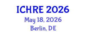 International Conference on Human Reproduction and Embryology (ICHRE) May 18, 2026 - Berlin, Germany