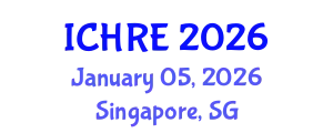 International Conference on Human Reproduction and Embryology (ICHRE) January 05, 2026 - Singapore, Singapore