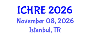 International Conference on Human Reproduction and Embryology (ICHRE) November 08, 2026 - Istanbul, Turkey