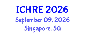 International Conference on Human Reproduction and Embryology (ICHRE) September 09, 2026 - Singapore, Singapore