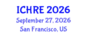 International Conference on Human Reproduction and Embryology (ICHRE) September 27, 2026 - San Francisco, United States