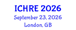 International Conference on Human Reproduction and Embryology (ICHRE) September 23, 2026 - London, United Kingdom