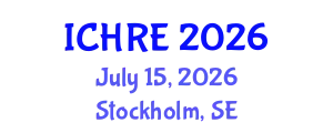 International Conference on Human Reproduction and Embryology (ICHRE) July 15, 2026 - Stockholm, Sweden