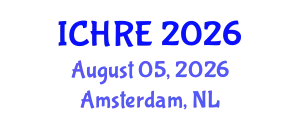 International Conference on Human Reproduction and Embryology (ICHRE) August 05, 2026 - Amsterdam, Netherlands