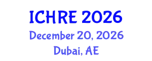 International Conference on Human Reproduction and Embryology (ICHRE) December 20, 2026 - Dubai, United Arab Emirates