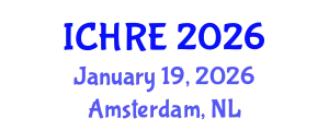 International Conference on Human Reproduction and Embryology (ICHRE) January 19, 2026 - Amsterdam, Netherlands