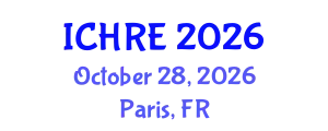 International Conference on Human Reproduction and Embryology (ICHRE) October 28, 2026 - Paris, France