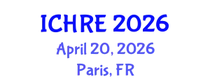 International Conference on Human Reproduction and Embryology (ICHRE) April 20, 2026 - Paris, France