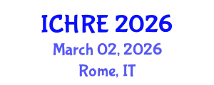 International Conference on Human Reproduction and Embryology (ICHRE) March 02, 2026 - Rome, Italy