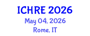 International Conference on Human Reproduction and Embryology (ICHRE) May 04, 2026 - Rome, Italy
