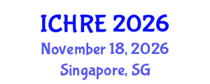 International Conference on Human Reproduction and Embryology (ICHRE) November 18, 2026 - Singapore, Singapore