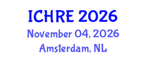 International Conference on Human Reproduction and Embryology (ICHRE) November 04, 2026 - Amsterdam, Netherlands