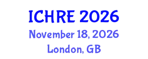 International Conference on Human Reproduction and Embryology (ICHRE) November 18, 2026 - London, United Kingdom