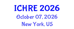International Conference on Human Reproduction and Embryology (ICHRE) October 07, 2026 - New York, United States