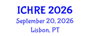 International Conference on Human Reproduction and Embryology (ICHRE) September 20, 2026 - Lisbon, Portugal