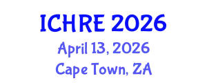 International Conference on Human Reproduction and Embryology (ICHRE) April 13, 2026 - Cape Town, South Africa