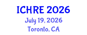 International Conference on Human Reproduction and Embryology (ICHRE) July 19, 2026 - Toronto, Canada