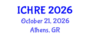 International Conference on Human Reproduction and Embryology (ICHRE) October 21, 2026 - Athens, Greece