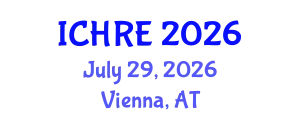 International Conference on Human Reproduction and Embryology (ICHRE) July 29, 2026 - Vienna, Austria