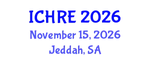 International Conference on Human Reproduction and Embryology (ICHRE) November 15, 2026 - Jeddah, Saudi Arabia