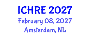 International Conference on Human Reproduction and Embryology (ICHRE) February 08, 2027 - Amsterdam, Netherlands