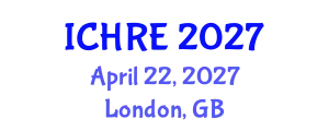 International Conference on Human Reproduction and Embryology (ICHRE) April 22, 2027 - London, United Kingdom