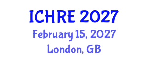 International Conference on Human Reproduction and Embryology (ICHRE) February 15, 2027 - London, United Kingdom