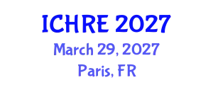 International Conference on Human Reproduction and Embryology (ICHRE) March 29, 2027 - Paris, France