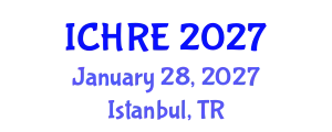 International Conference on Human Reproduction and Embryology (ICHRE) January 28, 2027 - Istanbul, Turkey