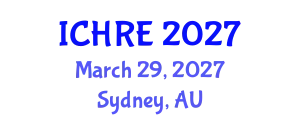 International Conference on Human Reproduction and Embryology (ICHRE) March 29, 2027 - Sydney, Australia