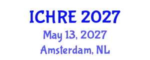 International Conference on Human Reproduction and Embryology (ICHRE) May 13, 2027 - Amsterdam, Netherlands