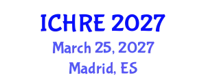 International Conference on Human Reproduction and Embryology (ICHRE) March 25, 2027 - Madrid, Spain