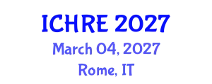 International Conference on Human Reproduction and Embryology (ICHRE) March 04, 2027 - Rome, Italy