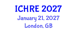 International Conference on Human Reproduction and Embryology (ICHRE) January 21, 2027 - London, United Kingdom