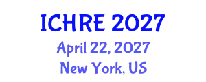 International Conference on Human Reproduction and Embryology (ICHRE) April 22, 2027 - New York, United States