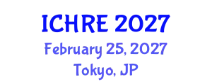 International Conference on Human Reproduction and Embryology (ICHRE) February 25, 2027 - Tokyo, Japan