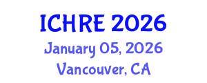 International Conference on Human Reproduction and Embryology (ICHRE) January 05, 2026 - Vancouver, Canada