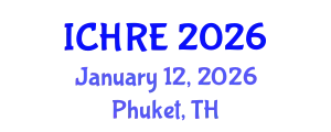 International Conference on Human Reproduction and Embryology (ICHRE) January 12, 2026 - Phuket, Thailand