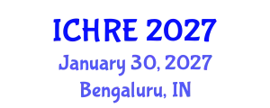 International Conference on Human Reproduction and Embryology (ICHRE) January 30, 2027 - Bengaluru, India