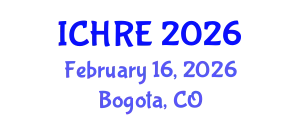 International Conference on Human Reproduction and Embryology (ICHRE) February 16, 2026 - Bogota, Colombia