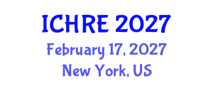 International Conference on Human Reproduction and Embryology (ICHRE) February 17, 2027 - New York, United States