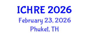 International Conference on Human Reproduction and Embryology (ICHRE) February 23, 2026 - Phuket, Thailand