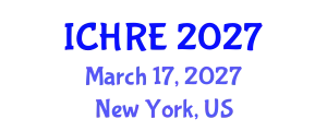 International Conference on Human Reproduction and Embryology (ICHRE) March 17, 2027 - New York, United States