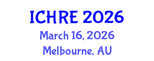 International Conference on Human Reproduction and Embryology (ICHRE) March 16, 2026 - Melbourne, Australia