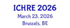 International Conference on Human Reproduction and Embryology (ICHRE) March 23, 2026 - Brussels, Belgium